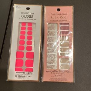 Dashing Diva gloss manicure pedicure
